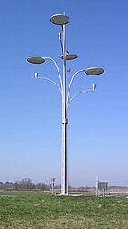 Special steel pole