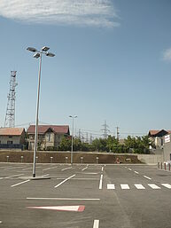 Stâlpi de iluminat la Kaufland Drobeta-Turnu Severin (3)
