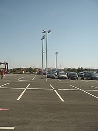 Stâlpi de iluminat la Kaufland Drobeta-Turnu Severin (4)