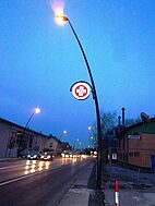 Special steel pole
