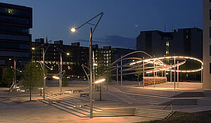 Architectural lighting poles