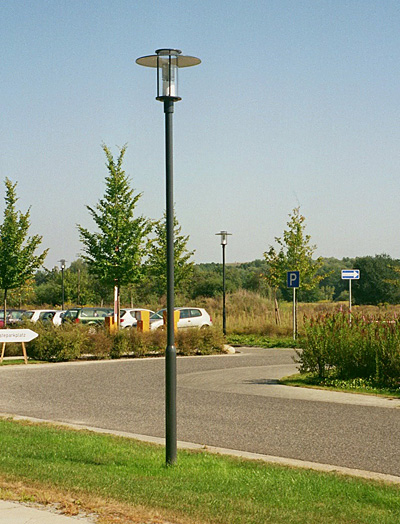 Cylindrical standard pole